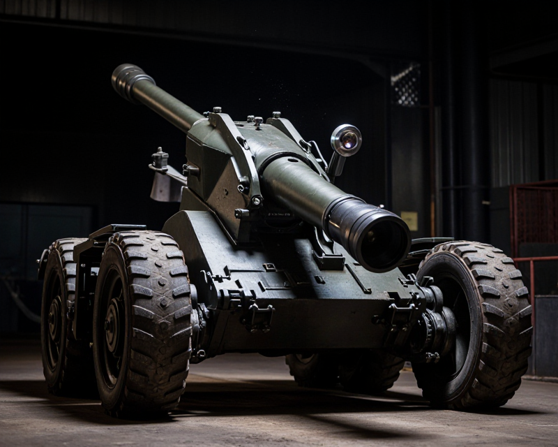 K9 Artillery in Industrial Setting