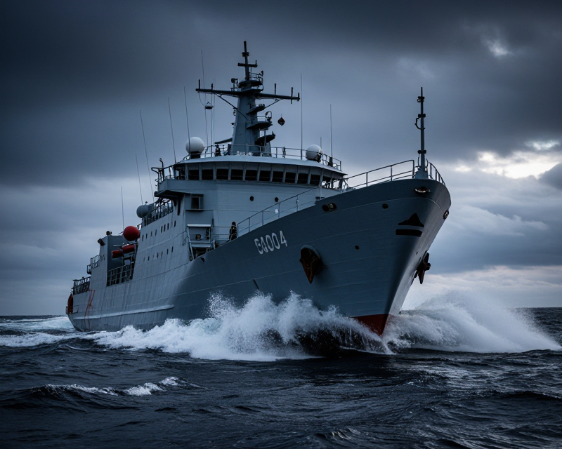 South Korean Coast Guard Patrol Vessel in West Sea