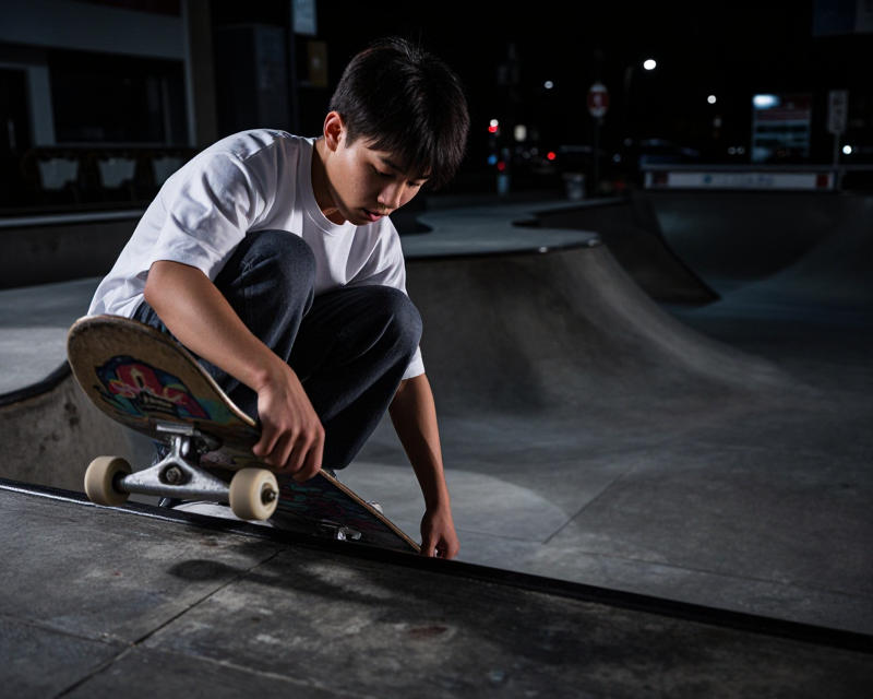 Skateboarder Victory