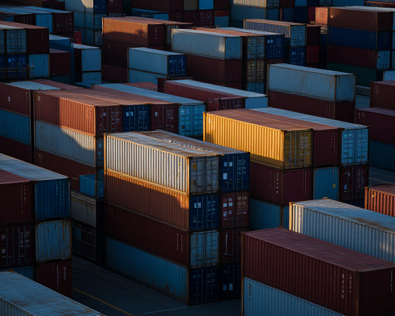Industrial Port Scene