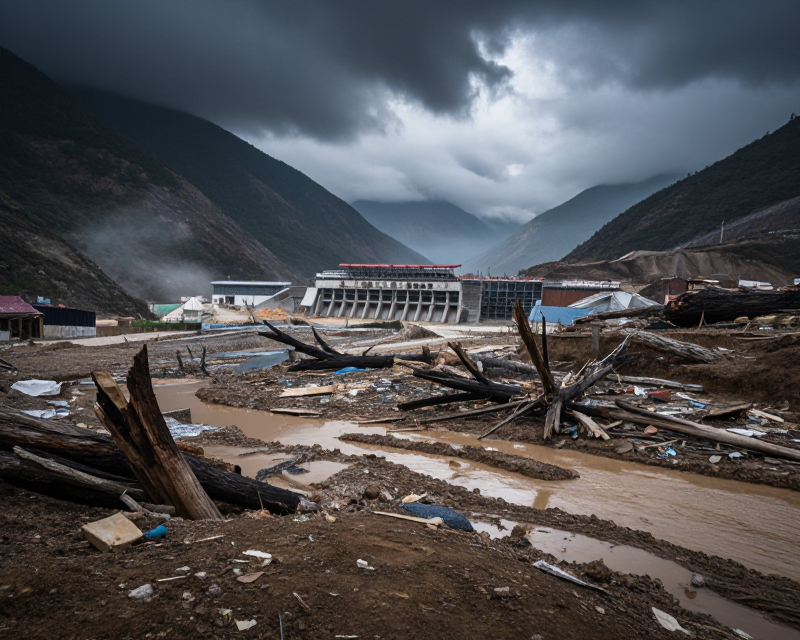 Nepal Flood Search Scene