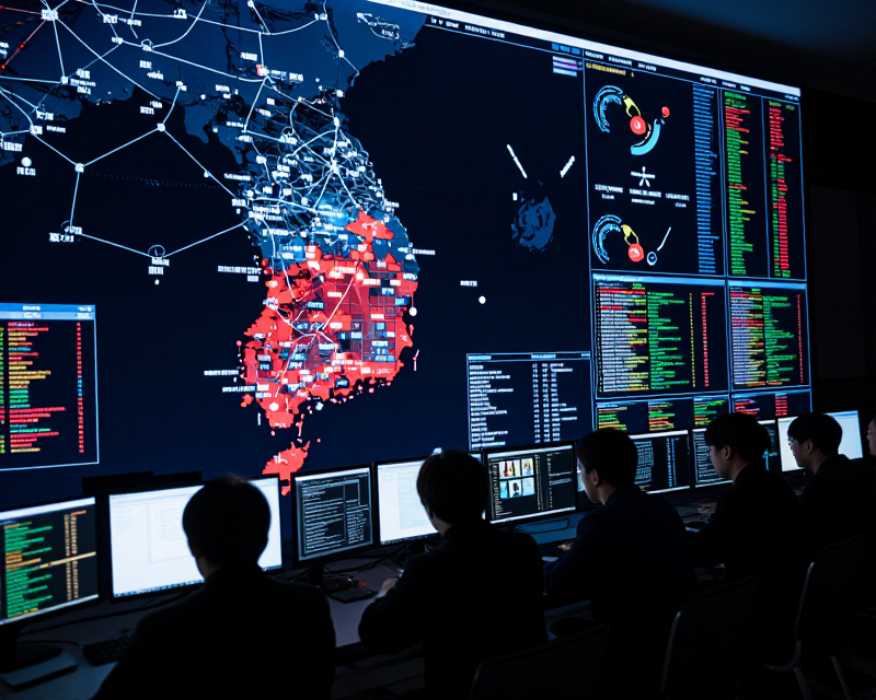 Cyber Warfare Command Center