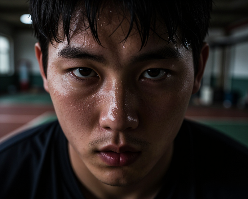 Korean Athlete Tension