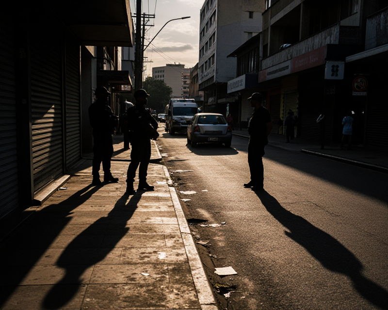 Tension in South African Streets