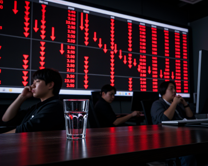 Stock Market Crash Tension
