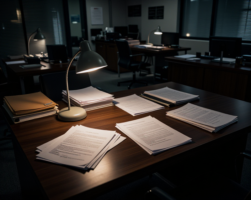 Empty Investigation Office